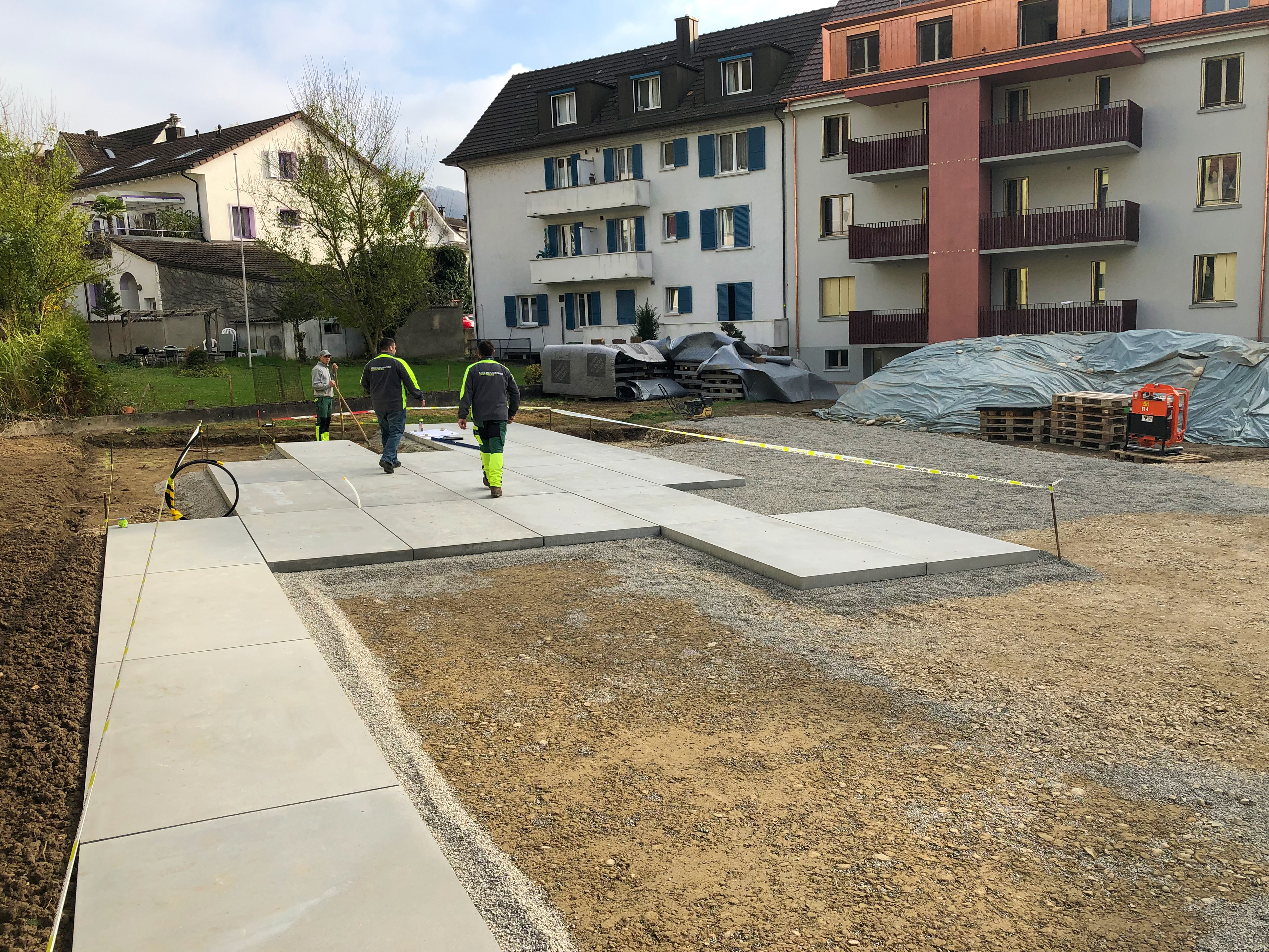 Baustart an der Martin-Disteli-Strasse in Olten